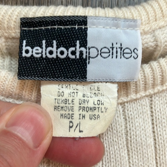 Cream Ribbed Knit Top - Picture 2 of 16